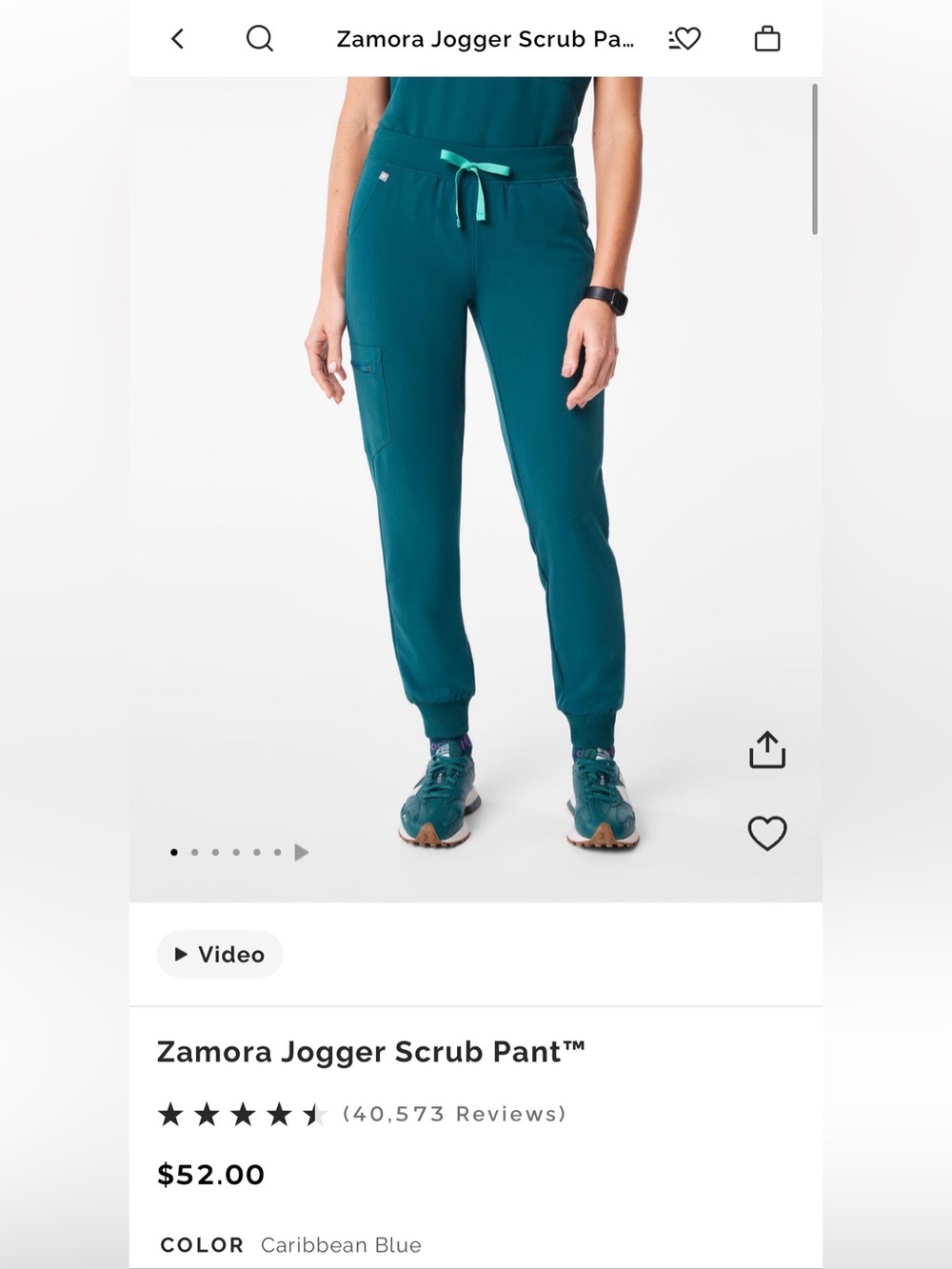 Figs size XS Top and 2 Pants Set - Picture 9 of 9